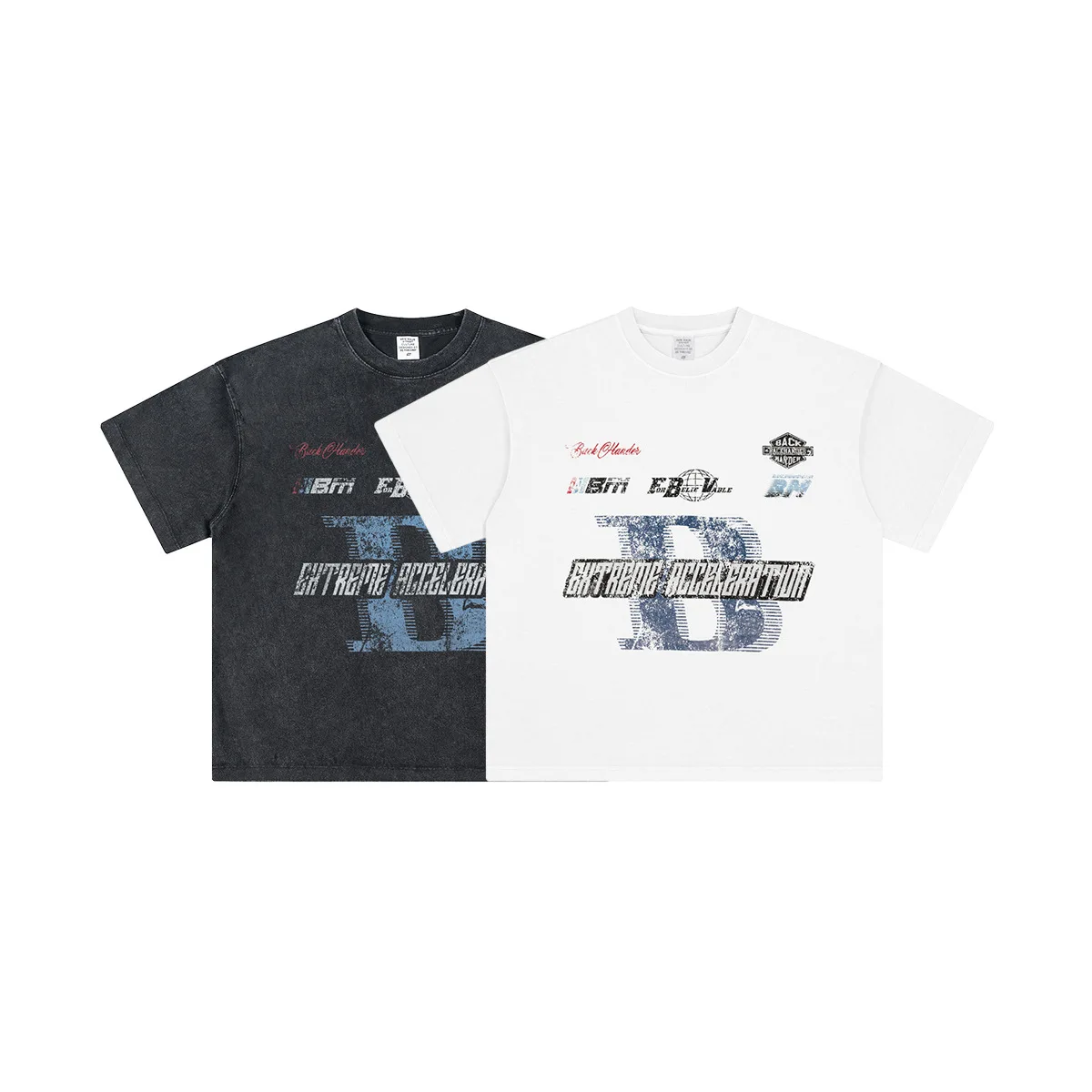 graphic tees Vintage Washed Black Oversized Graphic T Shirt Men Streetwear Loose Cotton Short Sleeve Unisex Hip Hop Casual Tee