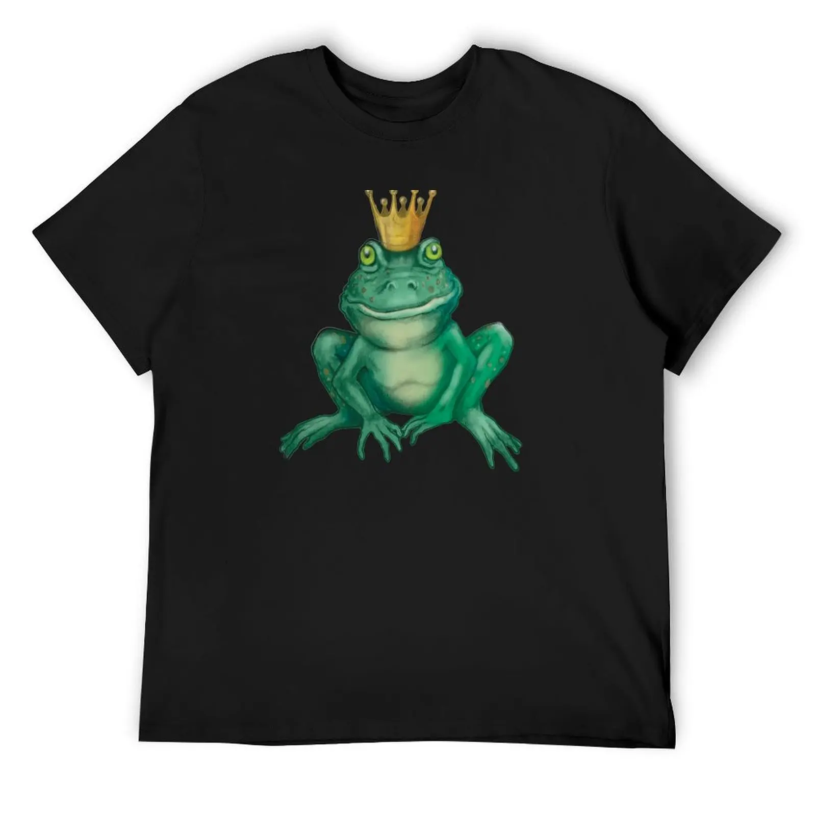 

Frog with Crown T-Shirt anime shirt cute clothes street wear anime clothes plain t shirts men