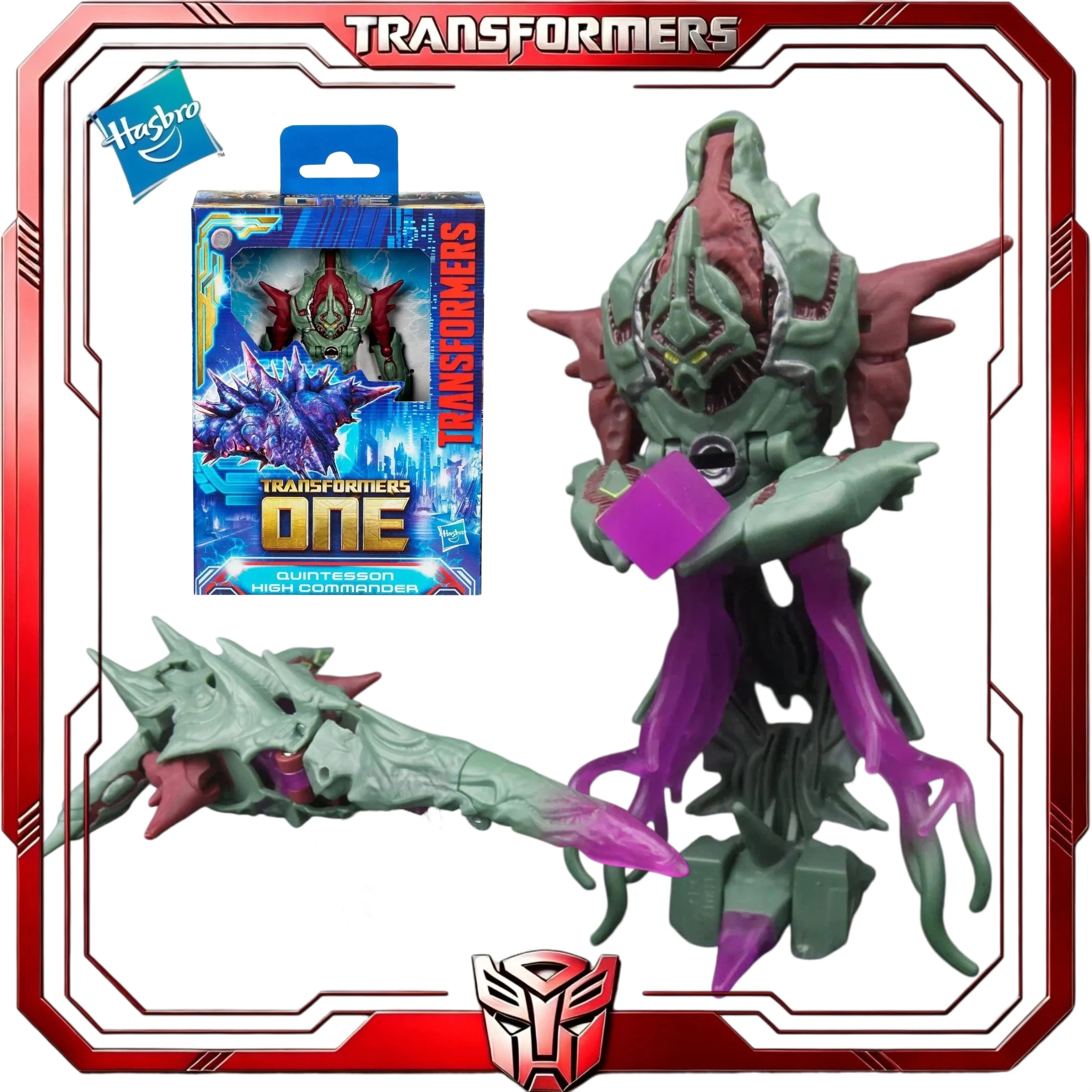 Op voorraad Exclusief bij Walmart Transformers One Warrior Class Quintesson High Command Gifter Hasbro Cybertronian Jet Action Figure