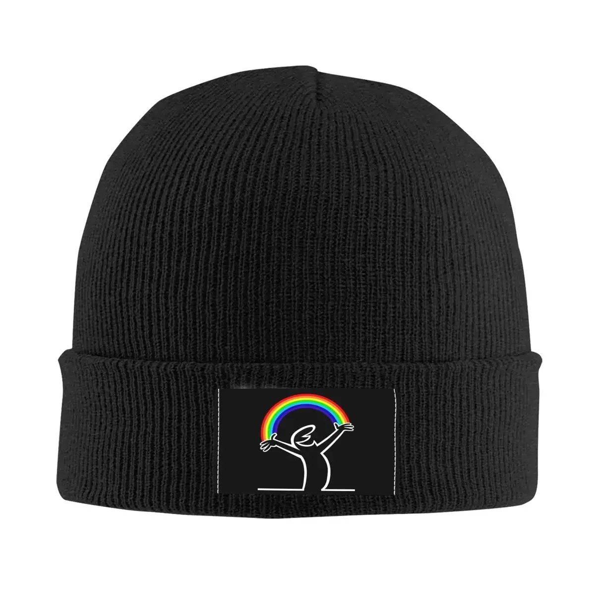 La Linea The Line Osvaldo Cavandoli TV 54 Knit Hat Cap Knitted Beanie  Beanies  Unisex Hipster