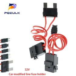 1PCS ACC Power Take-off Vehicle Double Wire Medium Small Mini Fuse Box Power Take-Off Extension Line Protection Device