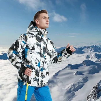 Manteaux de Ski imperméables pour hommes, veste de neige pour Sport de montagne, vêtements d'extérieur chauds d'hiver, coupe-vent, survêtement de cyclisme, nouvelle collection 2024