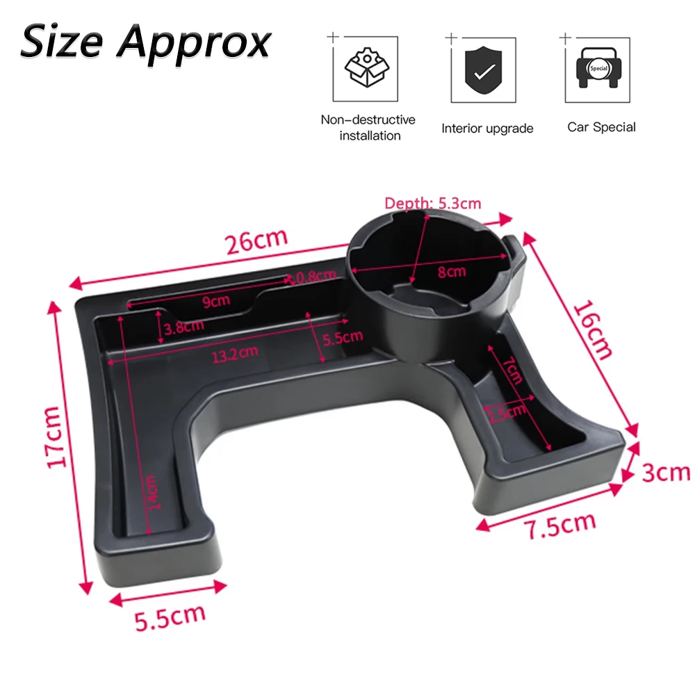 Center Console Gear Shift Storage Box for Suzuki Jimny JB64 JB74 4WD MT 2019-2023 Car Interior Accessory Stowing Tidying Tray