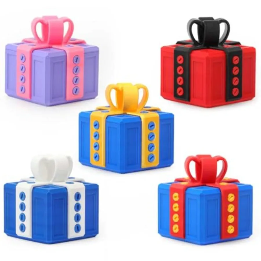 

Valentines Day annoying kids Christmas gifts funny gift box for money and card holder.large gag prank case with screws