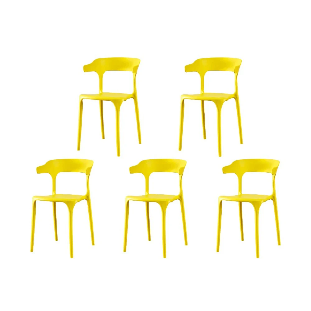 

Plastic Designer Chair Replica Kitchen Nordic White Gaming Chair Modern Office Banquet Backrest Chaises De Salon Home Furniture