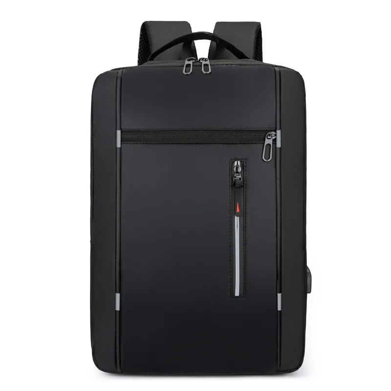 1 Pack 15.6 Inch Men's Business Computer Bag Multi-pocket High-capacity Usb Charging Work Commuting Backpack