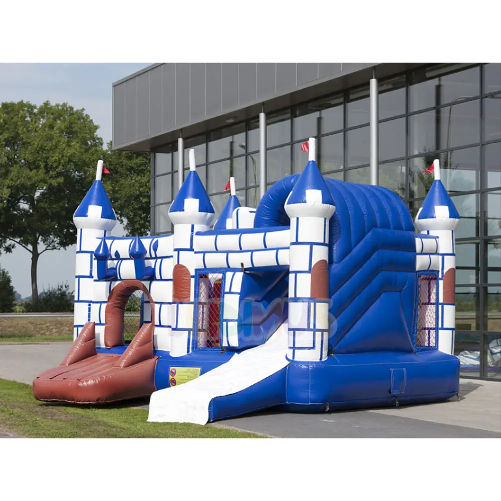 Outdoor Medieval Castle Inflatable Bouncy Castle With Slides, Commercial Inflatable Jump House for Carnival Events