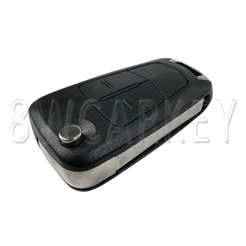 พับ REMOTE Key SHELL เหมาะสําหรับ Opel Astra H Zafira Vectra C Vauxhall Corsa D Signum Meriva รถ FOB