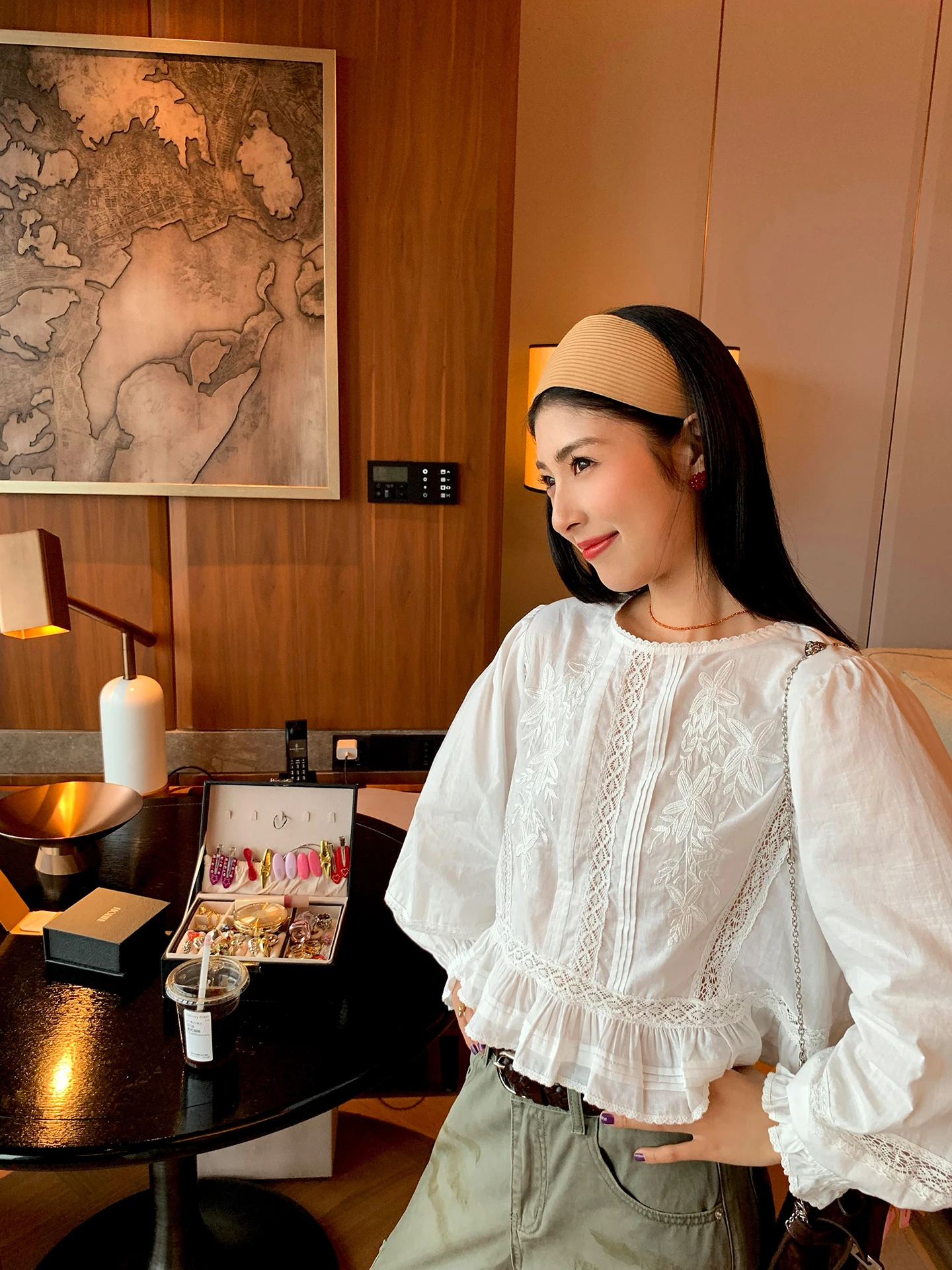 

Свободный женский повседневный топ irt из чистого хлопка Long Sve Bubble Sve с вышивкой, круглый пуловер Ne, дышащий летний ...