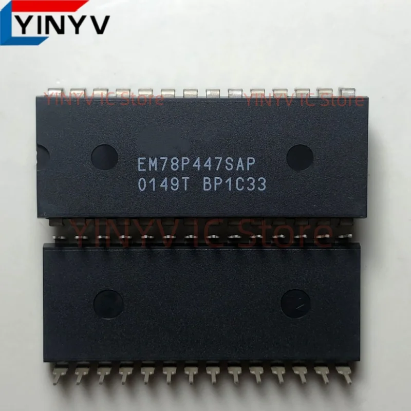 5Pcs EM78P447SAP DIP-28 EM78P447SAP-G EM78P447  8-BIT MICRO-CONTROLLER Chip Original New 100% quality