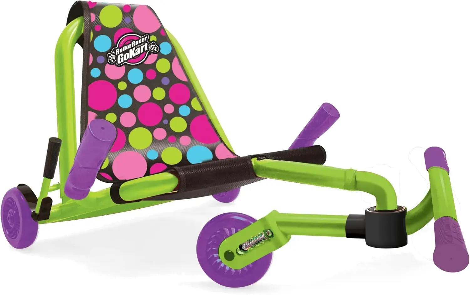 Swing Side-to-Side for Amazing Ride, Powered by Zig-Zag Motion, Rides on Any Hard Surface (Indoors and Outdoors)