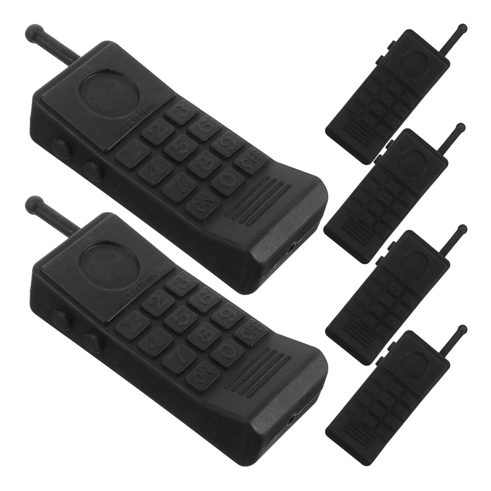 

6Pcs Kids Pretend Play Walkie Talkies Realistic Communication Design Child Safe Plastic Outdoor Indoor Camping Family Bonding