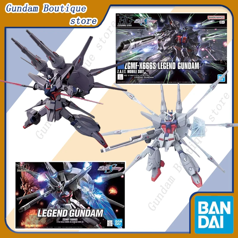 

Оригинальная сборная модель Bandai HG 1/144 ZGMF-X666S LEGEND GUNDAM, аниме-фигурка робота, коллекционная модель, игрушка, украшение, подарок для детей