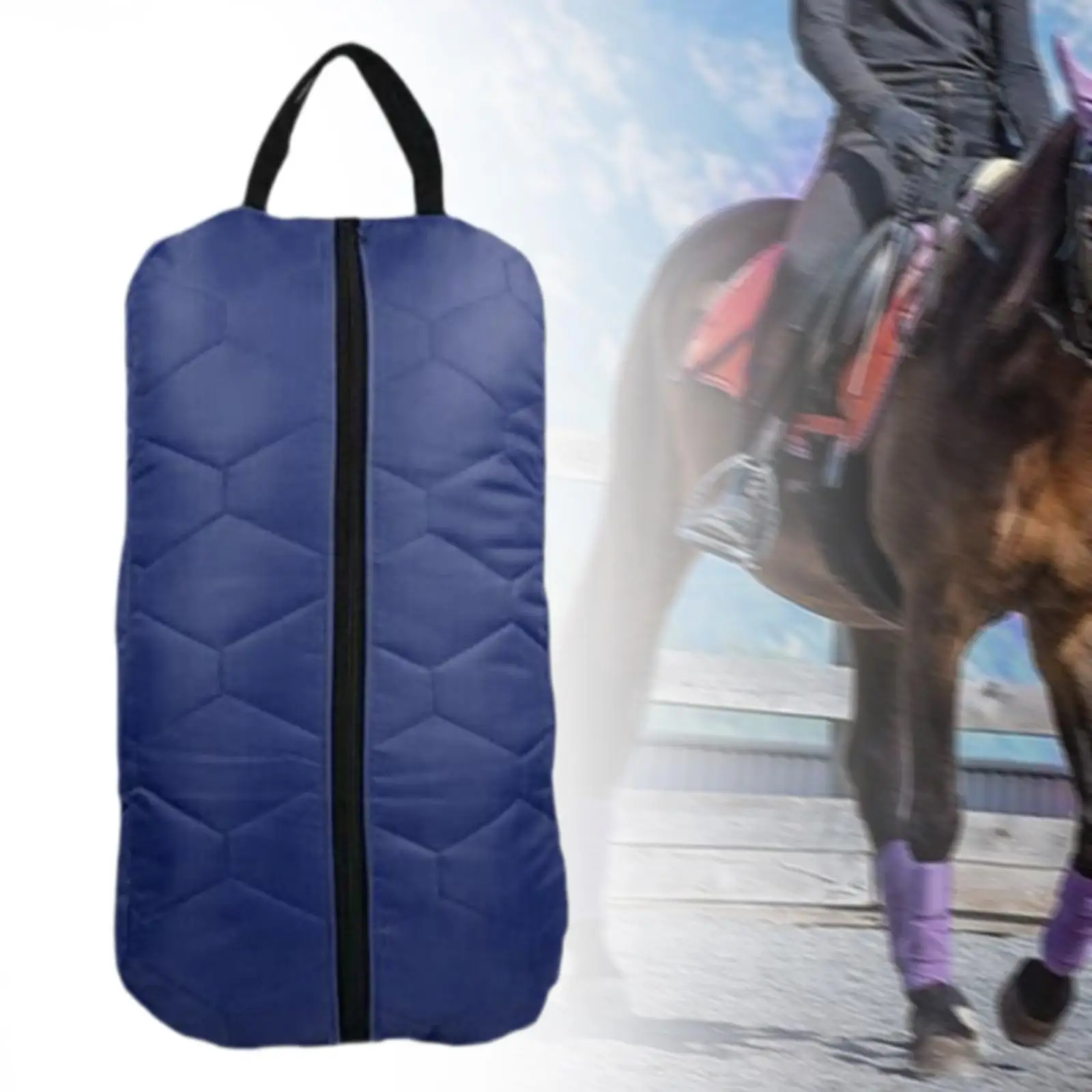 

Bridle Bag for Horses Tack Protector Horse Harness Bag for Indoor Outdoor Horse Gear Supplies Equestrian Equipment Accessories