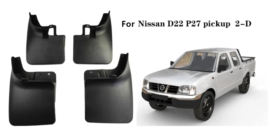 

Car Mudguards Splash Guards Mud flaps fenders for Nissanpickup pick-up 2X2 2WD Navara Frontier D22 1996-2004 Auto Accessories