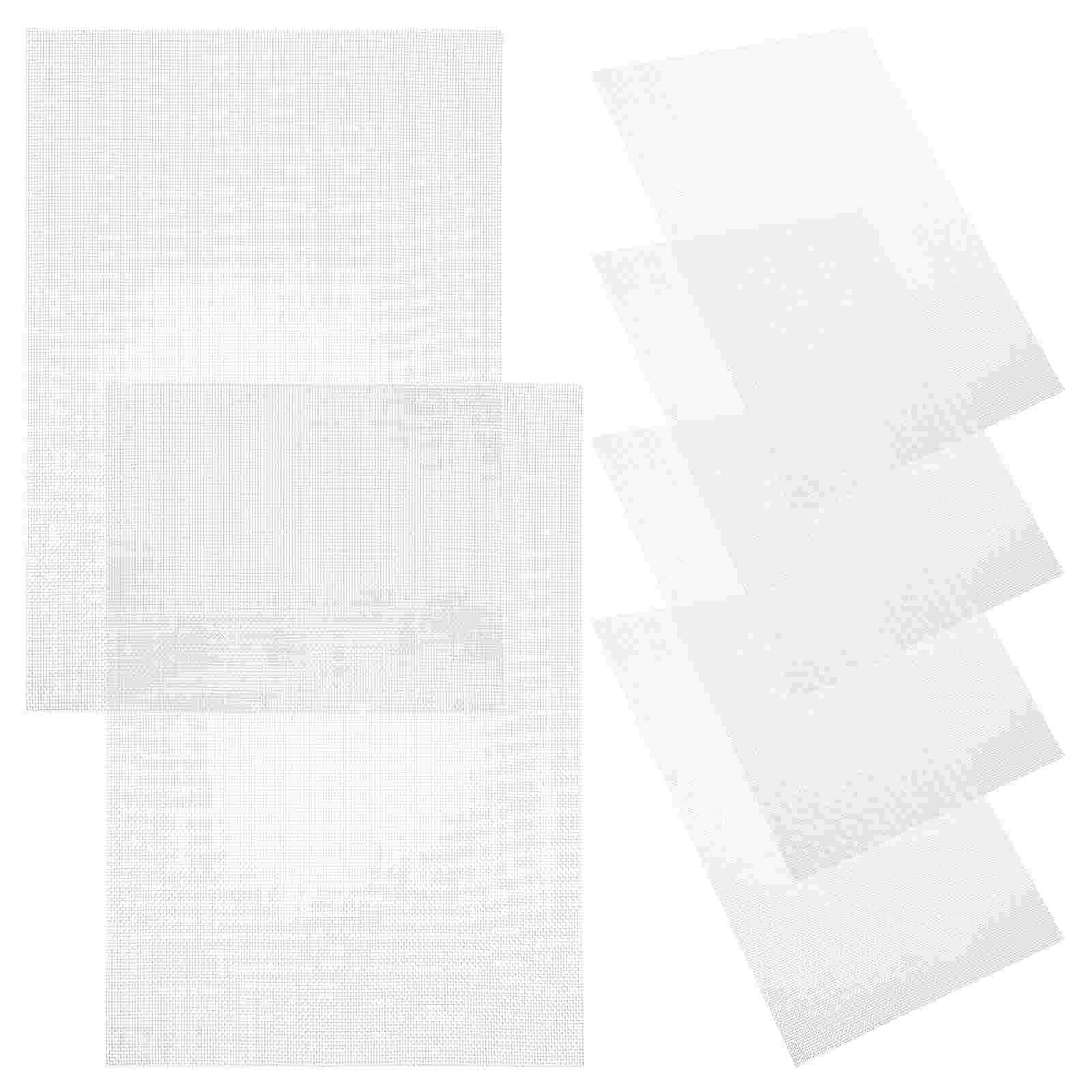 6 Sheets Stainless Steel Woven Wire Mesh Vent Screen Window Filter Cut Out Cage