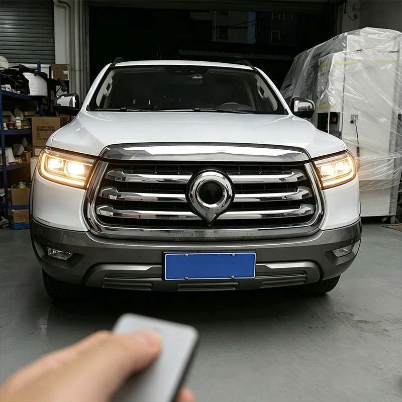 For GWM Poer Cannon Great Wall Poer Pickup LED Amber Sequential Turn Signal Wireless Remote Control Car Headlight Indicator Lamp
