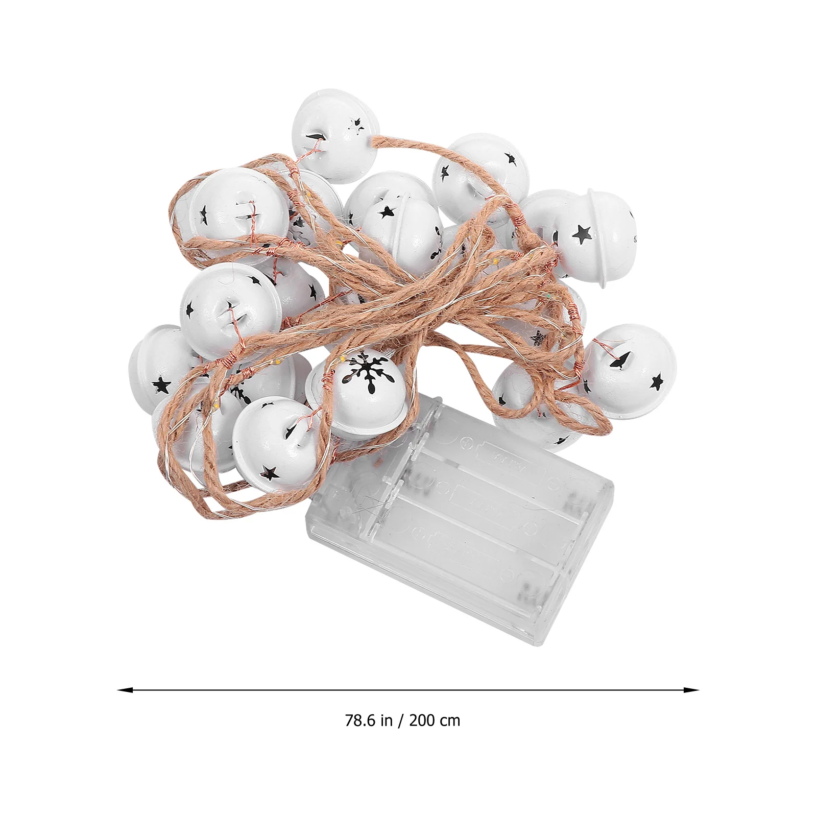 

1Pcs String Light Christmas Ornament Fine Workmanship Beautiful Appearance Layout String Light Christmas Lamp