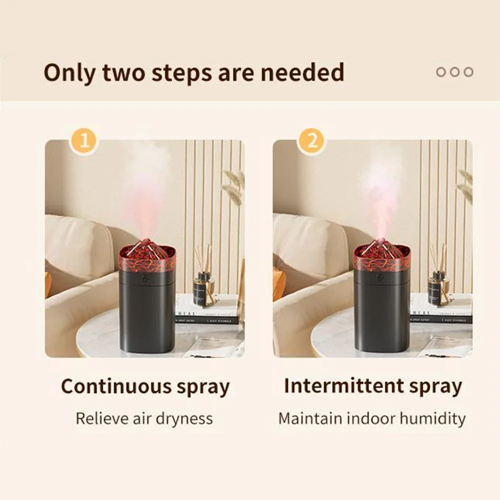 Innovative LED Humidifier Providing a Calming Atmosphere Through Soft Colors While Delivering Moisture Effectively