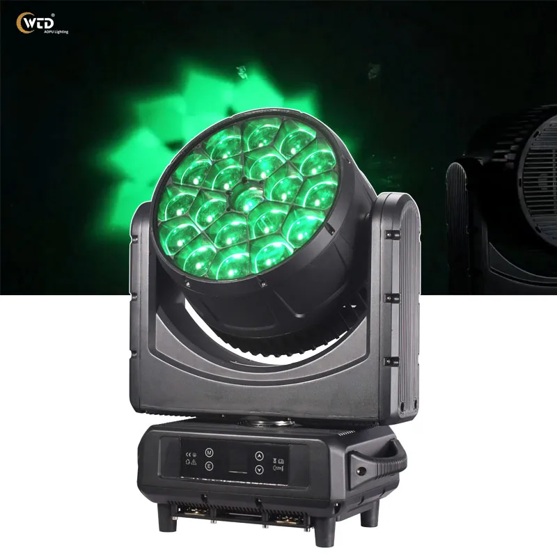

AOPU 19x40W RGBW Bee Eye Stage Lights Moving Head Waterproof LED Beam Light for Concert DJ