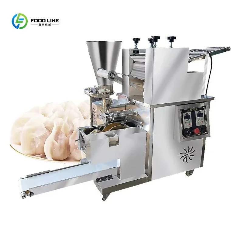 High‑speed Dumpling & Momo Folding Machine Large Output Stuffed Pancake Making Commercial Device
