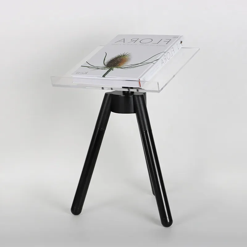 Nordic Creative Magazine Rack Desktop Book Display Stand Light Luxury Storage Shelf for Living Room Decoration Model Room
