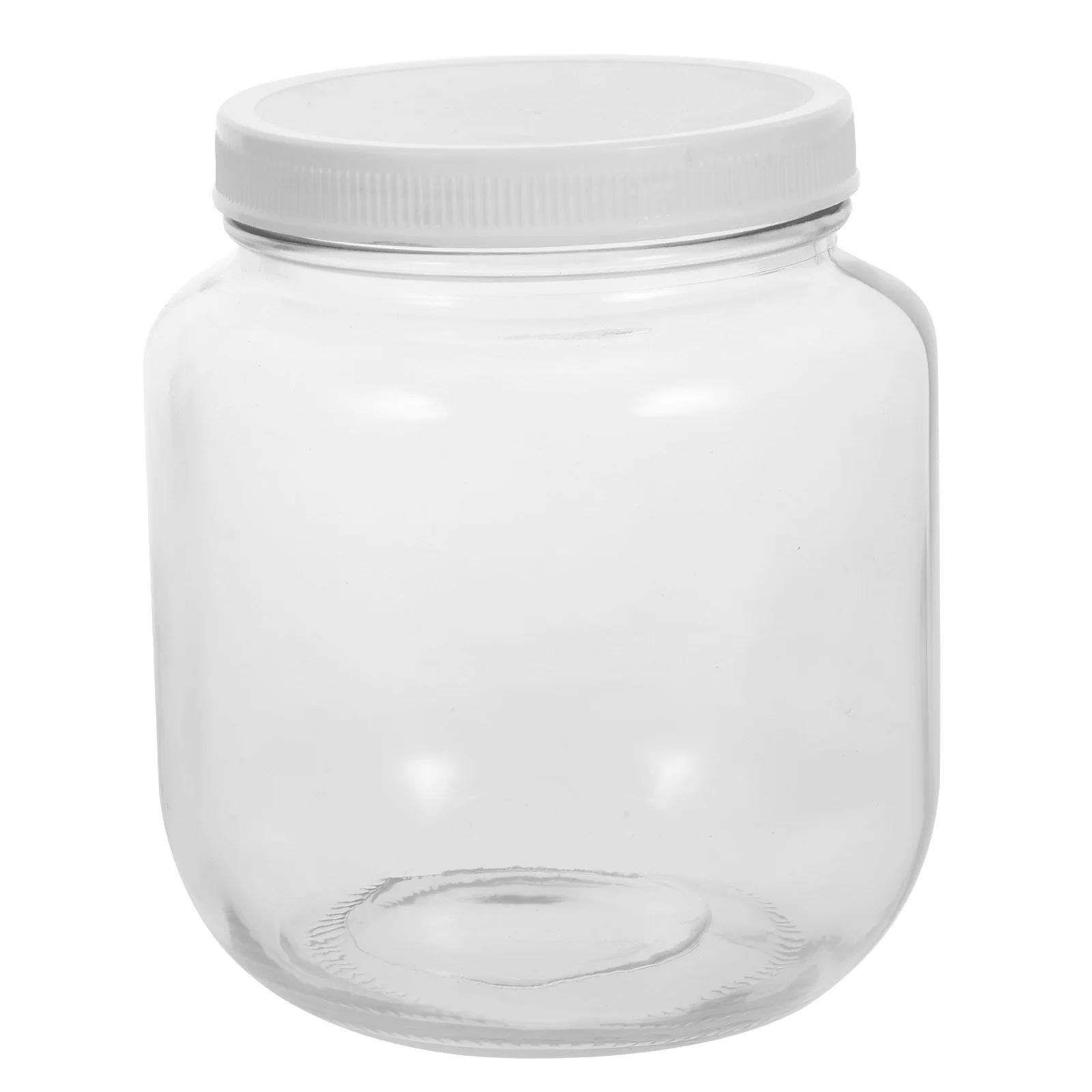 

Large Glass Storage Jar Airtight Plastic Lid Wide Mouth Kitchen Canister for Tea Coffee Sugar Candy Food Storage Containers