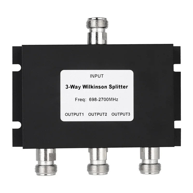 1 Stück 3-Wege Wilkinson Splitter Power Splitter Teiler Metall 698-2700 MHz Gsm 3G 4G WIFI Lte W-Cdma FDD Mobiler Signalverstärker
