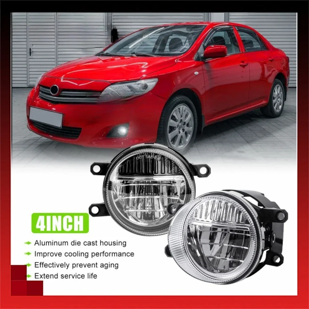LED fog lights are suitable for Toyota Lexus Wrangler car modification lights