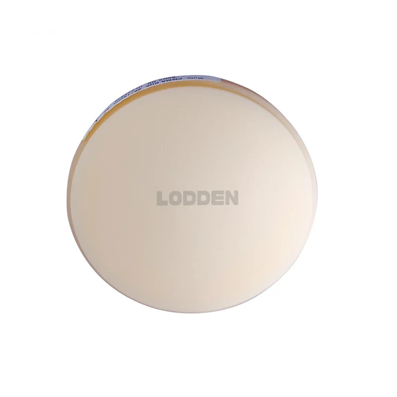 LODDEN Dental Multilayer PMMA Disc 98mm for Dental Lab CAD/ACM  Production of Dental Crowns Bridges Dental Model Material Resin