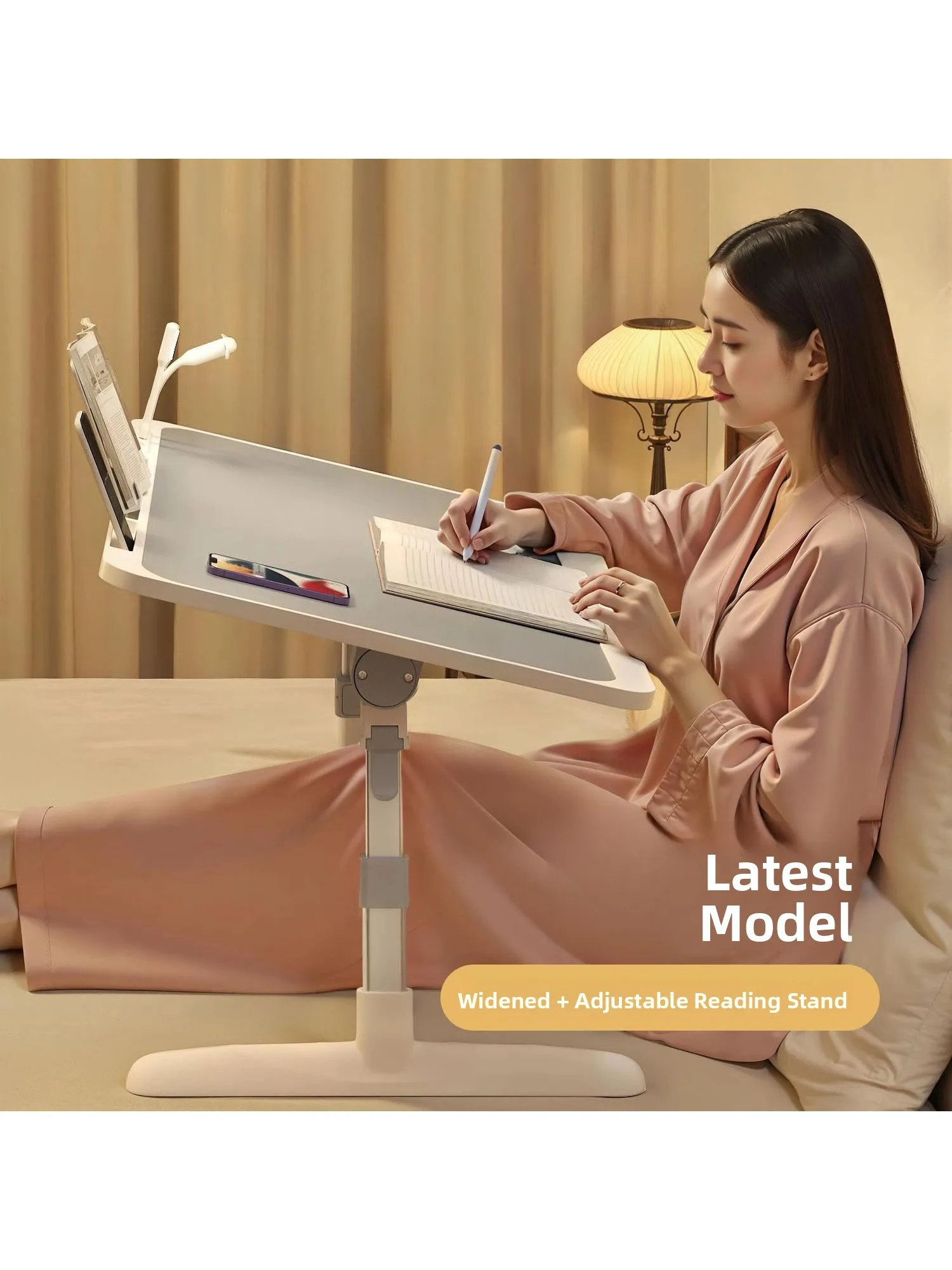 elevating-bedside-small-table-simple-foldable-study-desk-for-dormitory-student-bedroom-sitting-on-floor-book-stacking-table