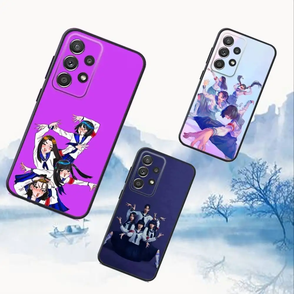 

A-Atarashii Gakko JPOP Phone Case For Samsung S25,S24,S21,S22,S23,S30,Ultra,S20,Plus,Fe,Lite,Note,10,9,5G Black Cover