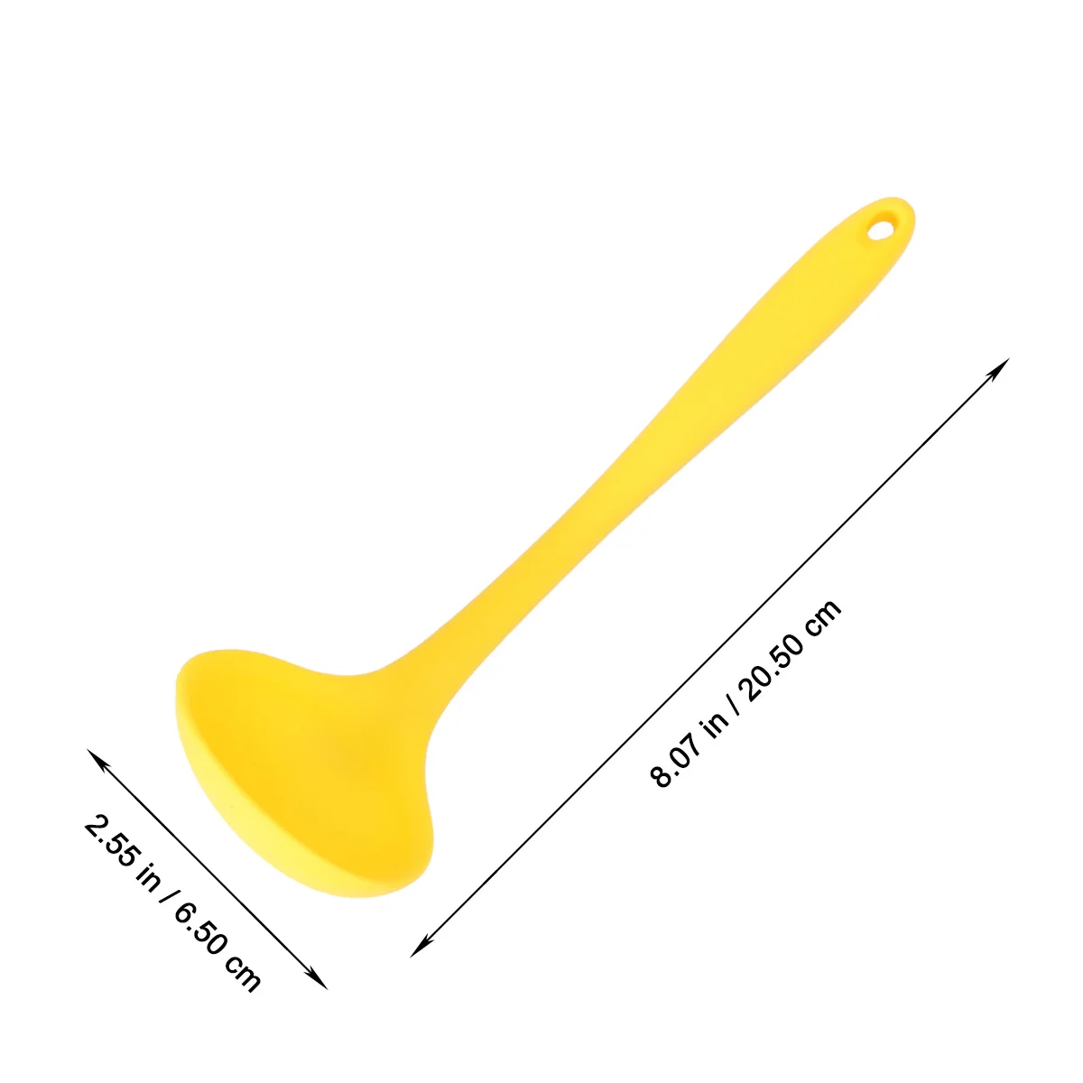 

4Pcs Heat-Resistant Silicone Soup Spoons Non-Stick Kitchen Ladles Flexible Translucent Cooking Tools Soup Spoon