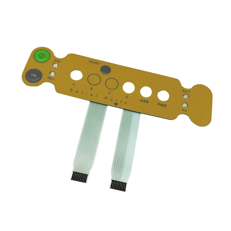 New Yellow Hiper Minter Front Panel for Membrane Circuit with Two Flat Cable Interface RTK GNSS Survey Instrument Accessories