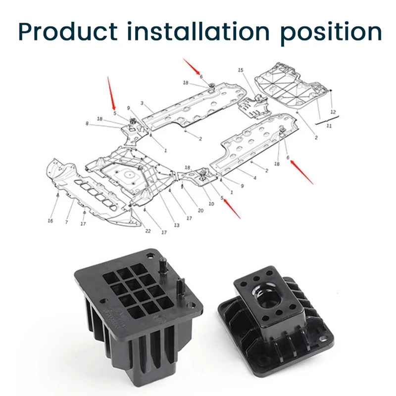 For Maserati Ghibli Jack Pad Point Support Bracket 2014 - 2020 Front Lift Support Pad Jack Parts Accessories