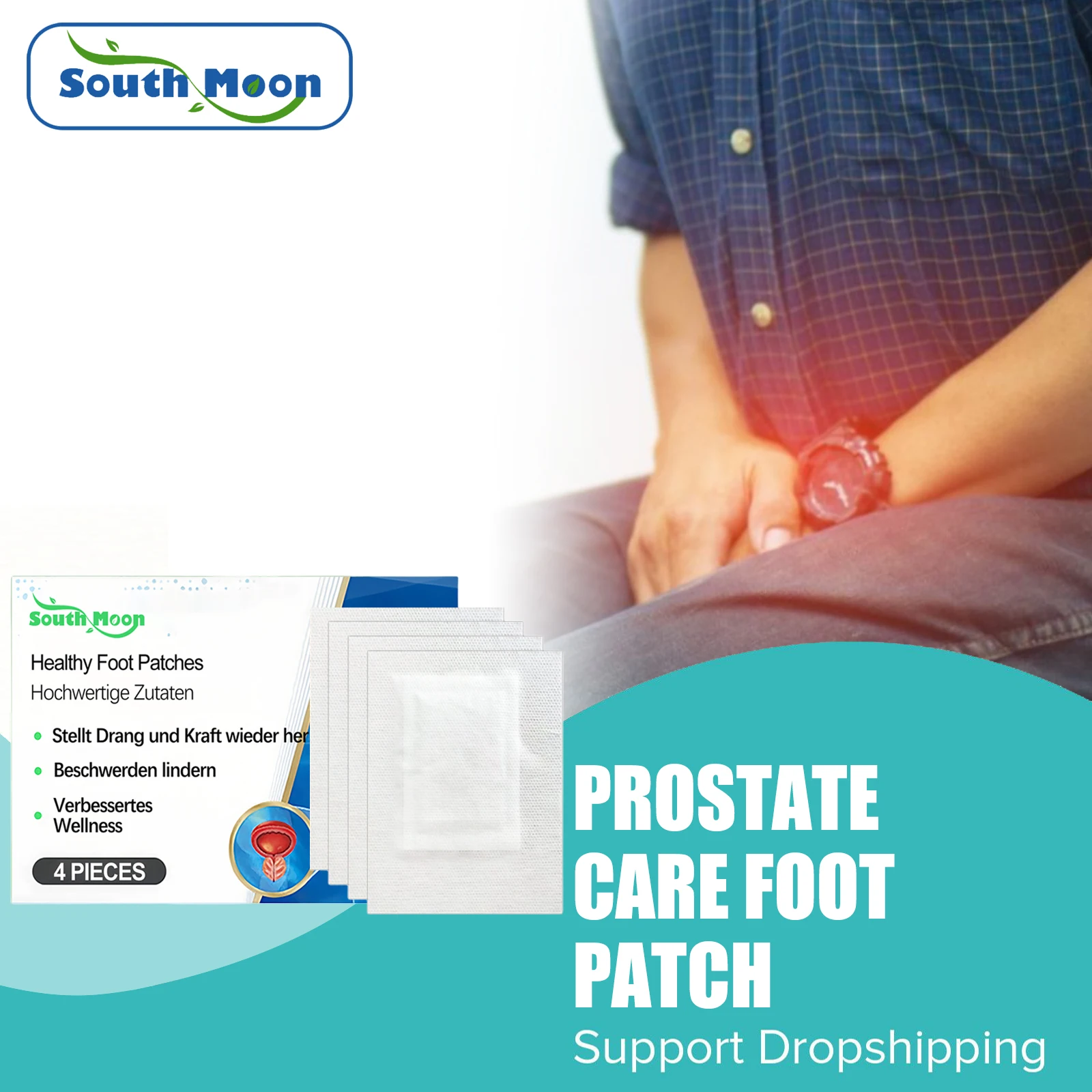 4/8/12pcs Prostate Detox Foof Patch Prostatitis Treatment Relief Urethritis Enhance Sexual Stamina Kidney Deficiency Plaster