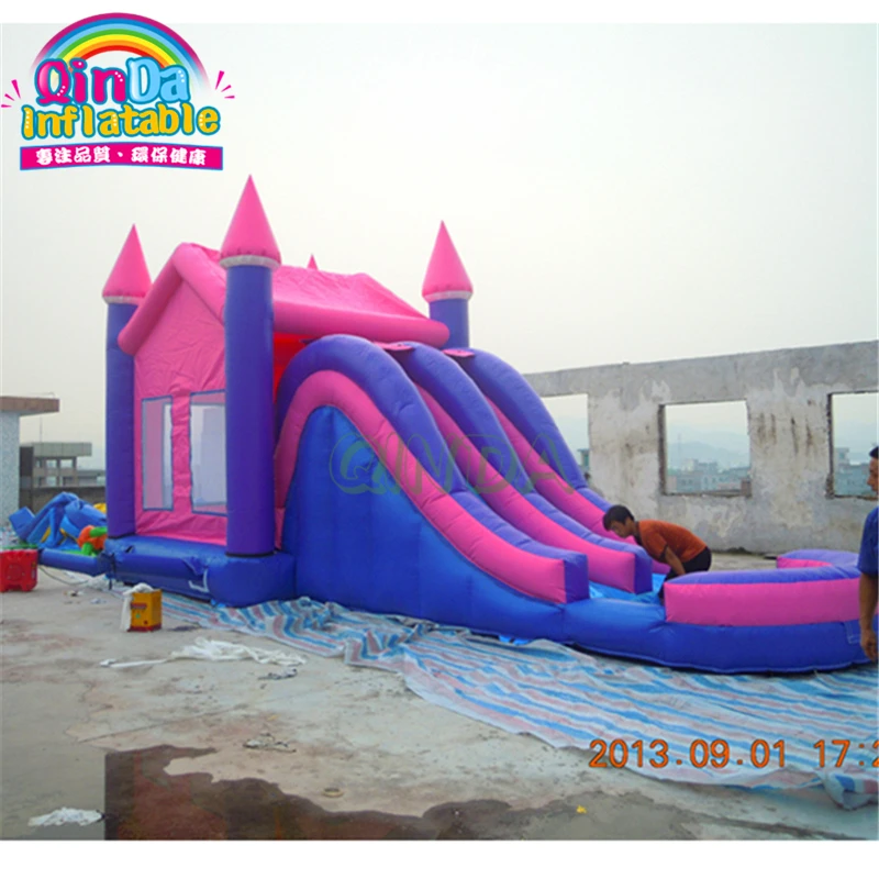 Casa Bouncy gigante para adulto, Obstáculo cheio do ar exterior, Corrediça inflável grande