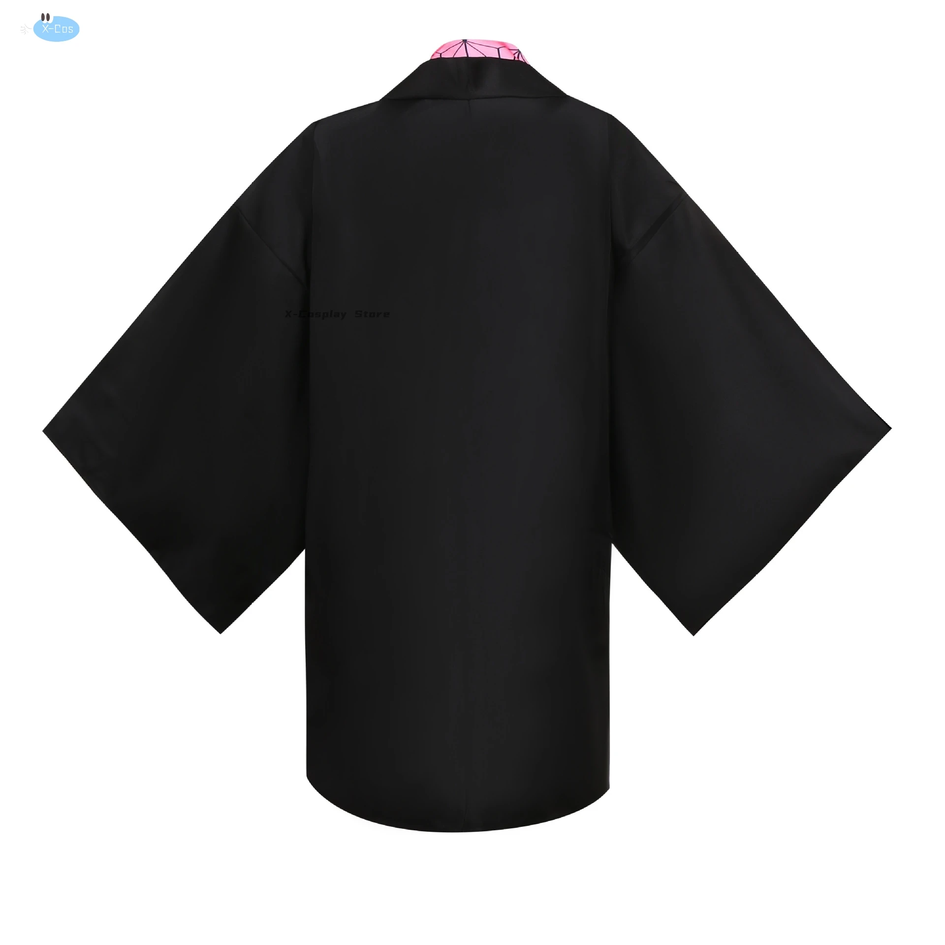 Anime Demon Moordenaar Nezuko Cosplay Kostuum Kimono Kimetsu No Yaiba Kamado Nezuko Kostuum Pruik Vrouwen Meisjes Kimono Uniform Kleding