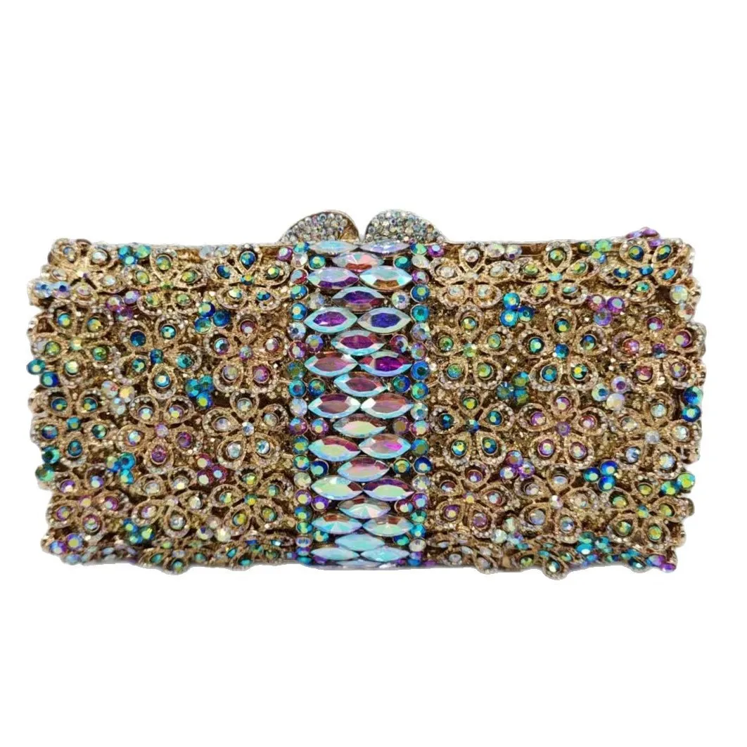 

Инкрустированная бриллиантами сумка для ужина, банкетная выдолбленная бриллиантами, женский клатч с камнями, кошелек со стразами, Borse Paglia Donna