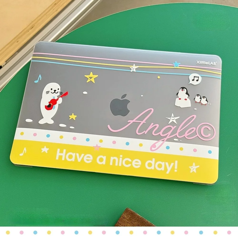 

2024 Cute Laptop Protective Case For Macbook Air13.6 A3113 M3 Chip Pro13 A2338 Air13 M2 M3 15.3 A3114 Pro14 A2992 Hard Shell