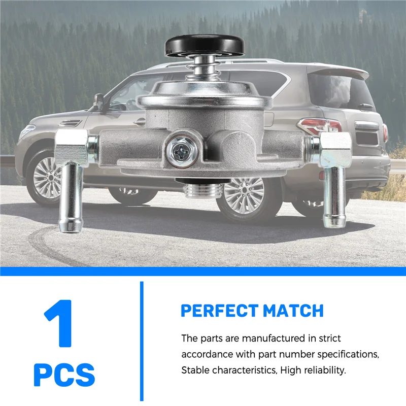 AY03-1 Stück schwarzes Metall 10 mm Auto-Kraftstofffilter-Lift-Primerpumpe, für Nissan Patrol GU ZD30 3.0 16401VC10D