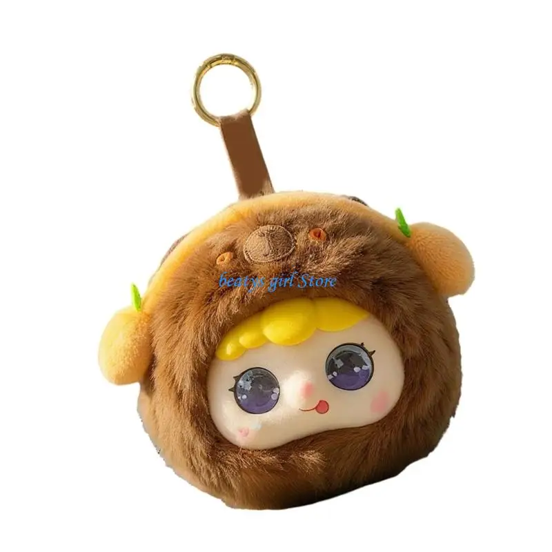 C7AB Portable Bilingual Voice Robot Plush Toy For Commute Travel And Children Fun
