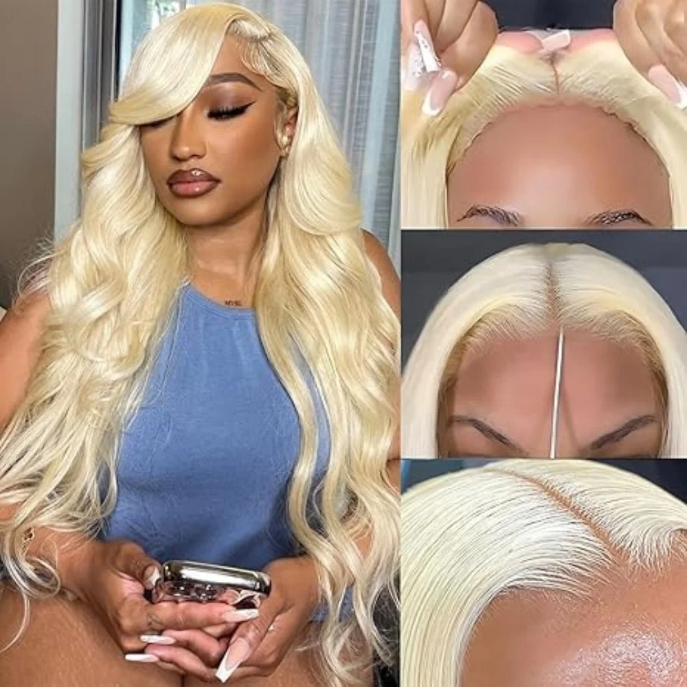 

13x4 Lace Front Wig 613 Human Hair Wigs 180 Density 613 Lace Front Wig Human Hair 30Inch Body Wave Blonde Wig Human Hair