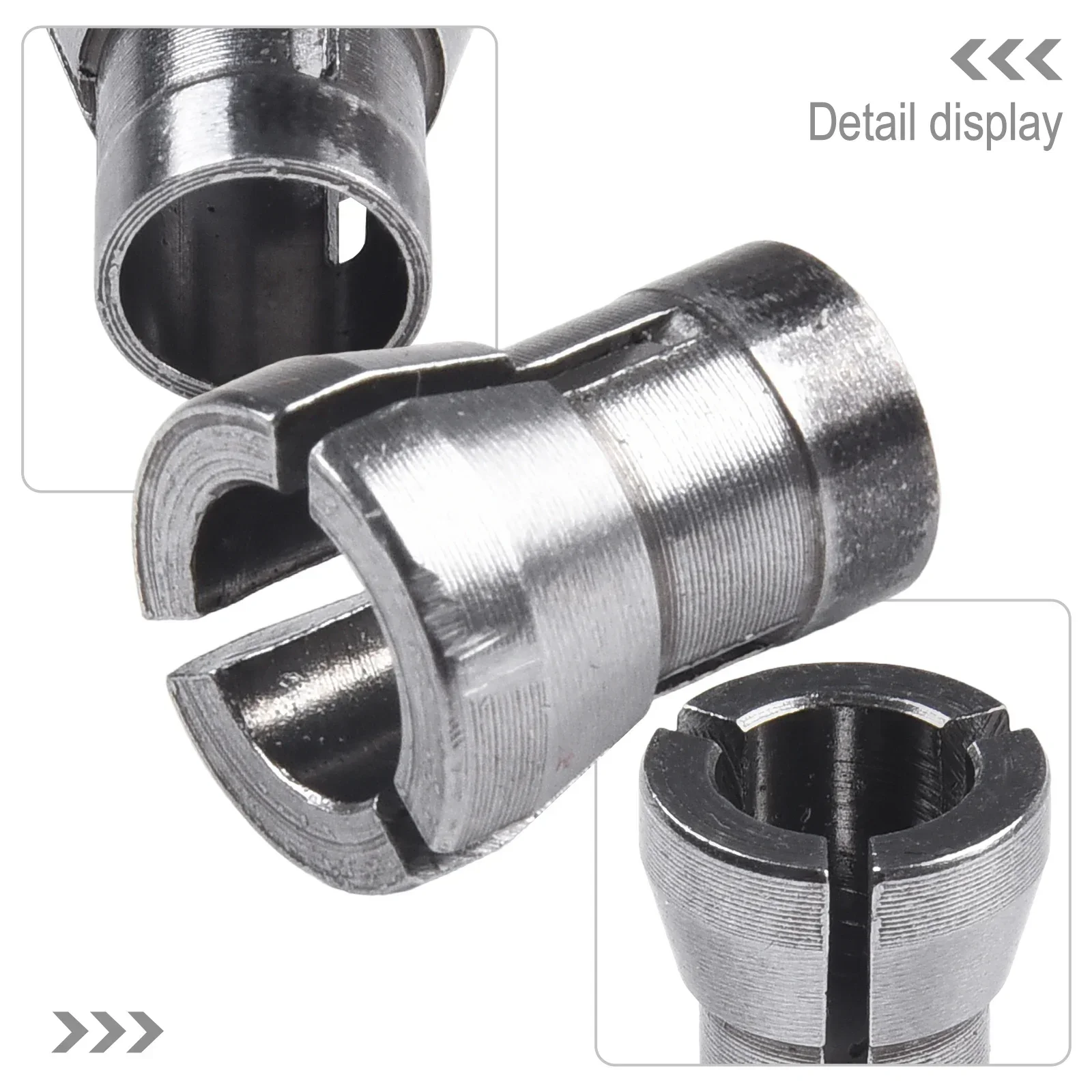 8mm X16.5mm Collet Chuck Adapter Engraving Trimming Machine Electric Milling Cutter Accessories Woodworking Tool