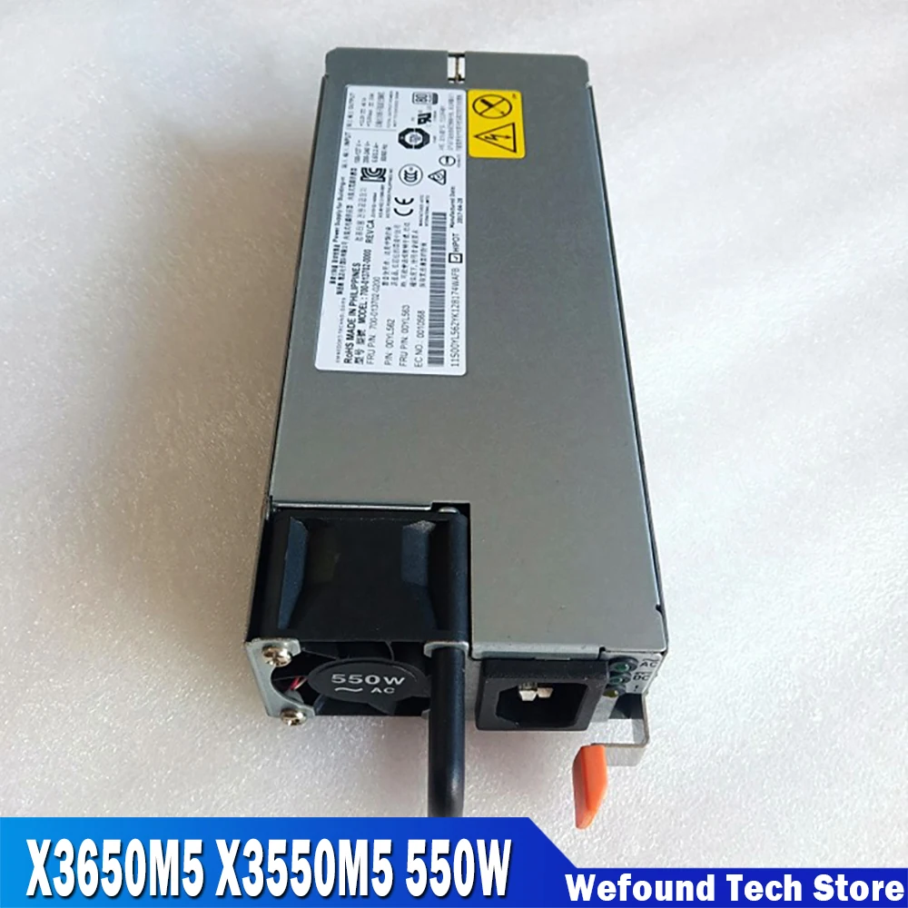 Power Supply For X3650M5 X3550M5 550W 94Y8188 94Y8278 700-013702-0000 Fully Tested