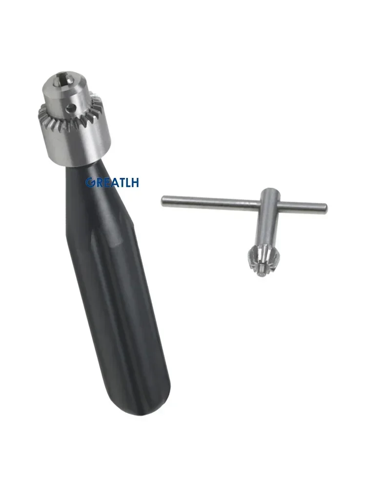 

Straight Handle Hollow Hand Drill Pet Surgical Instrument Intramedullary Needle Locker Hollow Drill for Kirschner Needle