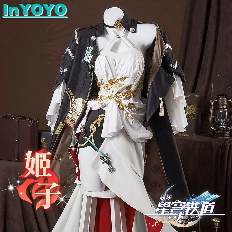 

InYOYO Himeko Game Honkai: Star Rail Cosplay Costume Elegant Fascinating Dress Game Suit Women Halloween Party Outfit XS-3XL New