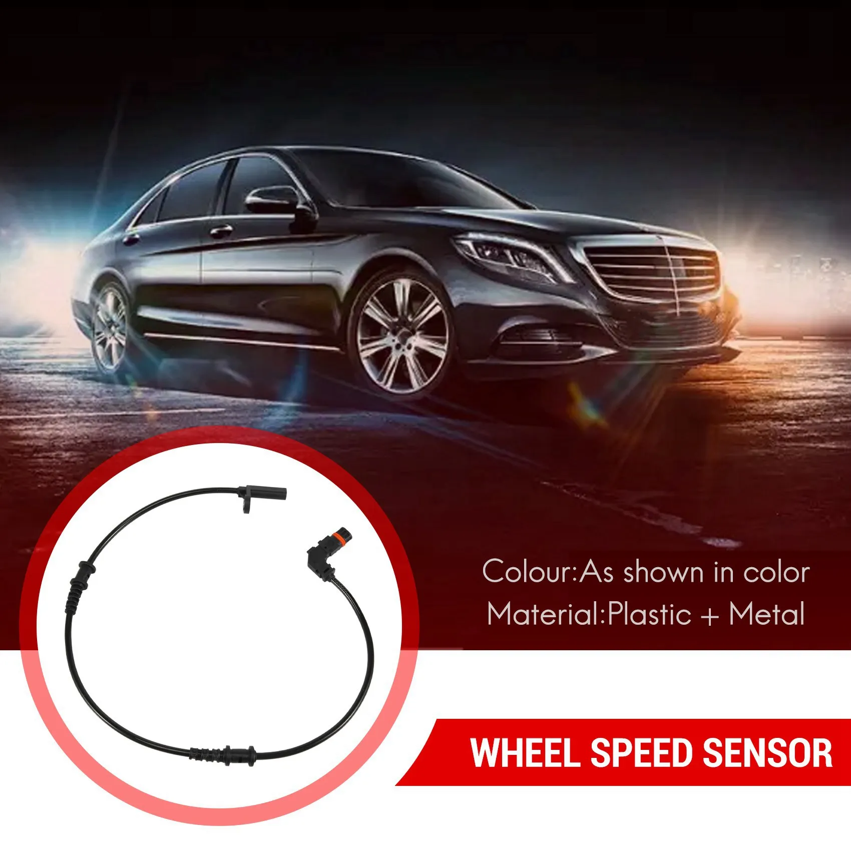 ABS 車輪速センサーフロント左/右メルセデスベンツ C200 C230 SLK 2001-11 A2035400417-M53K