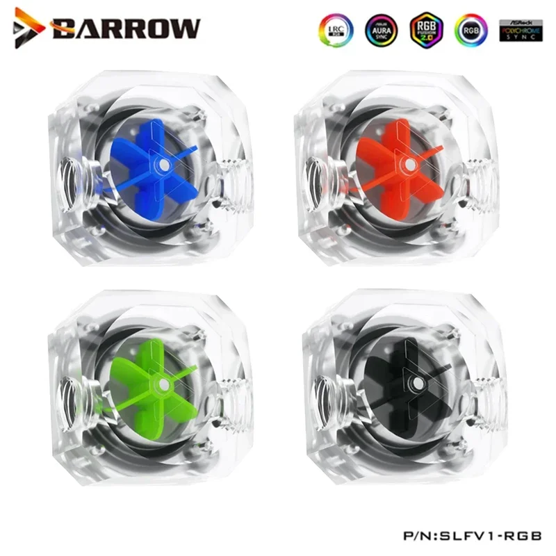 

Barrow New LRC2.0 Version Water Cooling System Dedicated, Water Flow Meter Aurora SLFV1-RGB