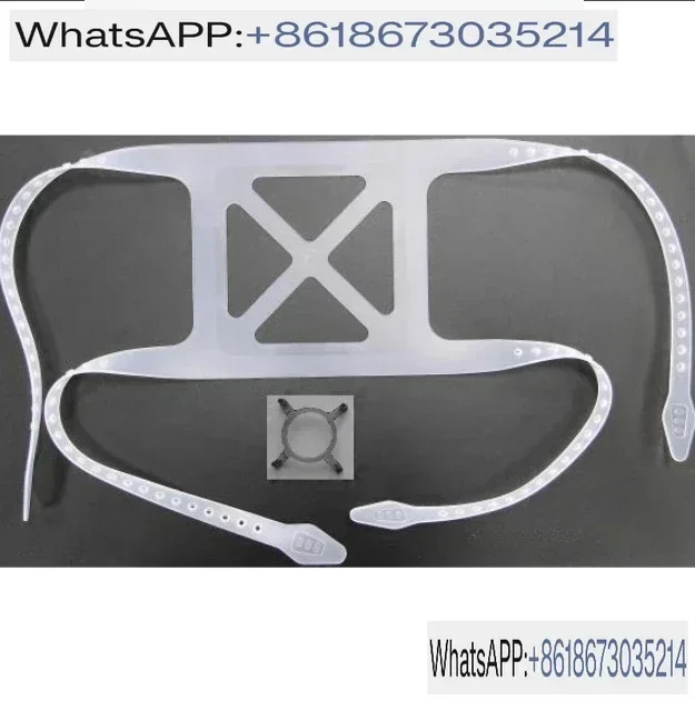 

Simple Mask Accessories Four Corners Fixed Silicone Strap Headband